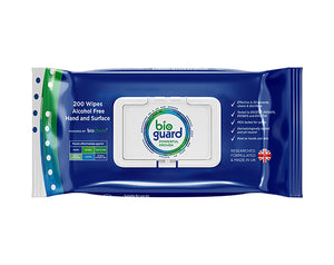 BIOGUARD 200 SOFT PACK HAND AND SURFACE WIPE ALCOHOL FREE