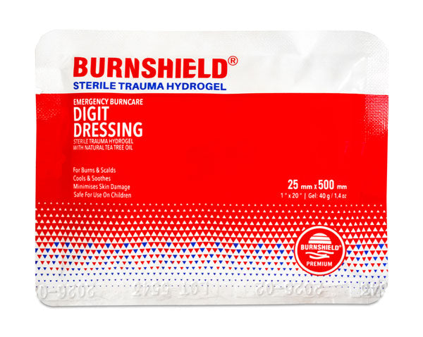 BURNSHIELD STERILE TRAUMA HYDROGEL DIGIT DRESSING