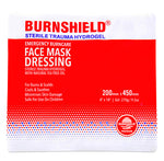 BURNSHIELD STERILE TRAUMA HYDROGEL FACE MASK PRECUT