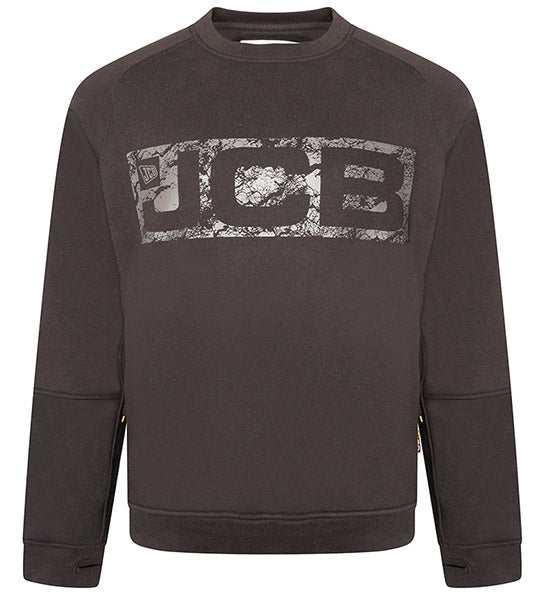 JCB TRADE CREW SWEATSHIRT BLACK XXL