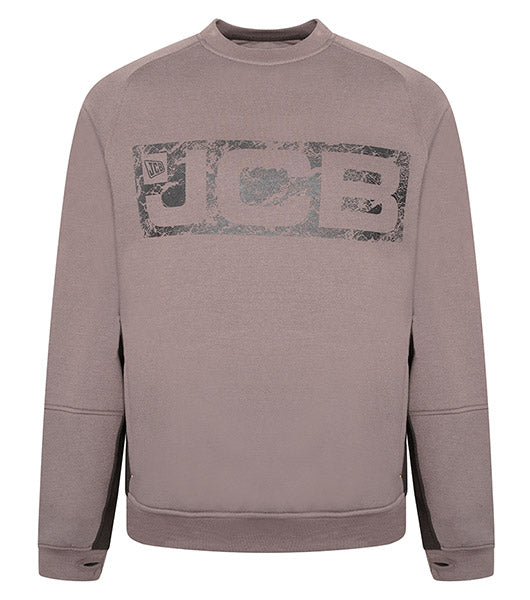 JCB TRADE CREW SWEATSHIRT GREY XXL