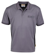 JCB TRADE GREY/BLACK POLO XXL