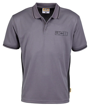 JCB TRADE GREY/BLACK POLO XXL