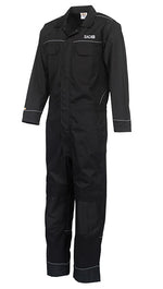 JCB TRADE COVERALL BLACK TALL XXL