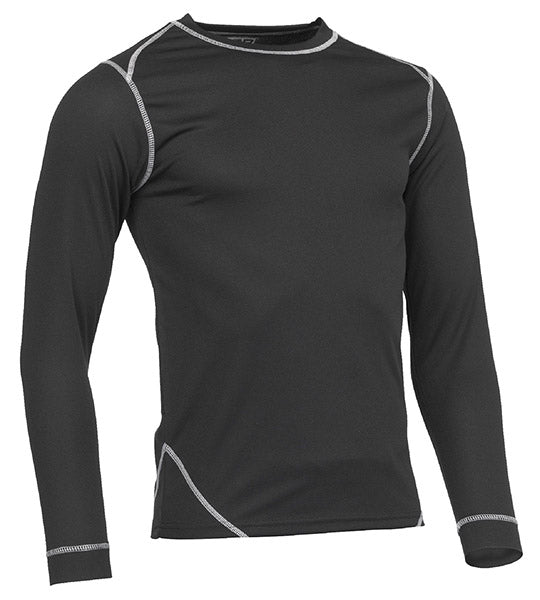 JCB BASE LAYER TOP BLACK LONG SLEEVE XL