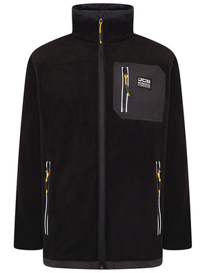 JCB TRADE FLEECE FULL ZIP BLACK XXL