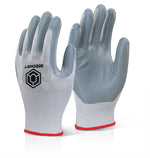 NITRILE FOAM POLY GLOVE 11 XXL
