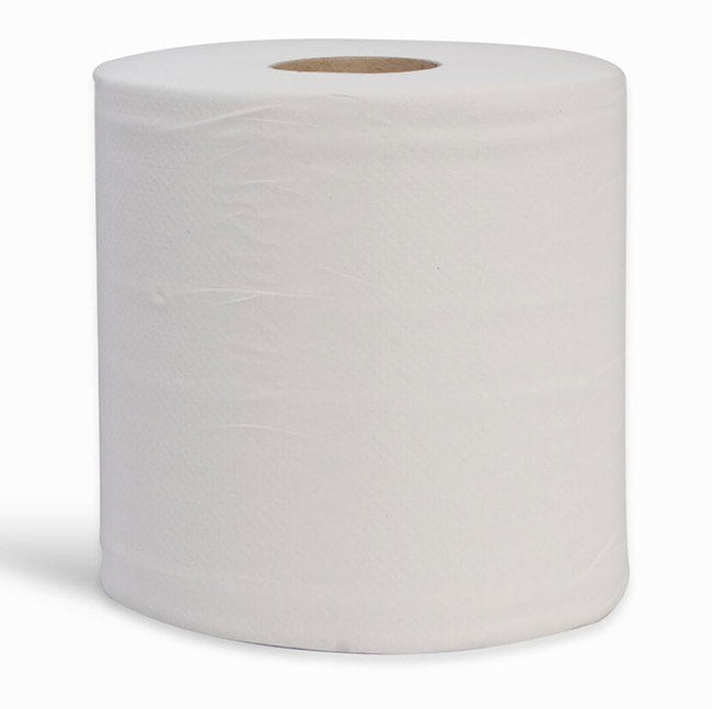 EMBOSSED CENTREFEED 2PLY WHITE 150M