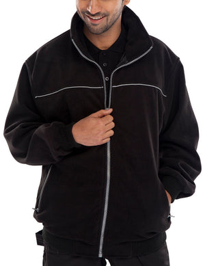 ENDEAVOUR FLEECE BLACK 4XL