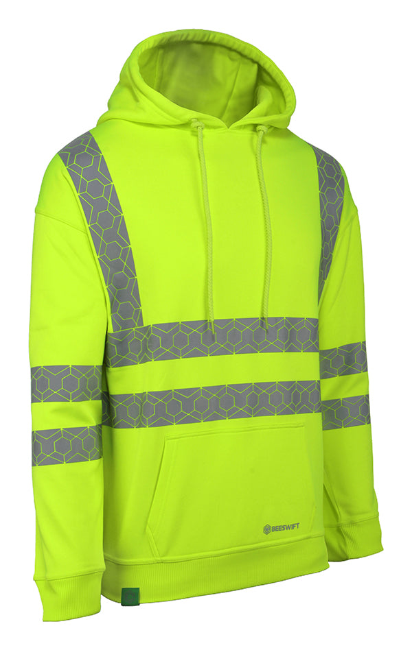 ENVIROWEAR RECYCLABLE HI-VIS HOODIE SY 5XL
