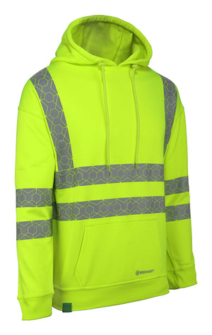 ENVIROWEAR RECYCLABLE HI-VIS HOODIE SY 5XL
