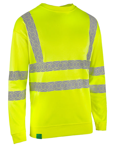 ENVIROWEAR RECYCLABLE HI-VIS SWEATSHIRT SY 5XL