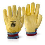 FLEECE LINED LEATHER GLOVE