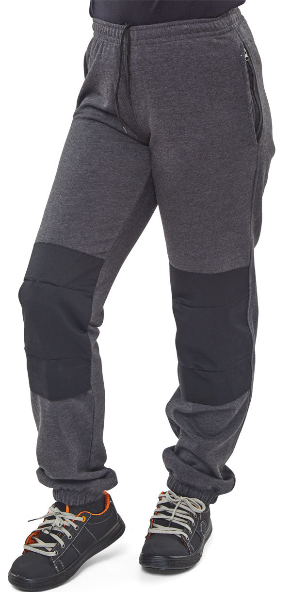 FLEECE JOGGING BOTTOM GY XXL