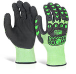 GLOVEZILLA SANDY NITRILE COATED GLOVE L GREEN XXL