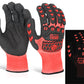 GLOVEZILLA GLOW IN THE DARK FOAM NITRILE GLOVE RED XXL