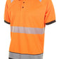 HIVIS TWO TONE POLO SHIRT S/S OR/BLK 4XL BPKTTSS