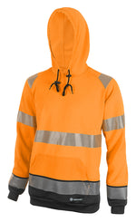 HIVIS TWO TONE HOODY OR/BLK 4XL BSHEXEC
