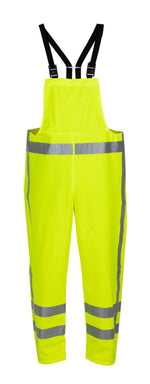 VECHTA HYDROSOFT HI VIS WATERPROOF BIB & BRACE S/Y XXL