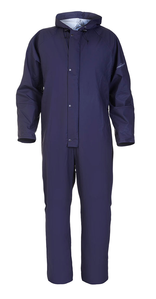 SALESBURY HYDROSOFT WATERPROOF COVERALL NAVY 4XL
