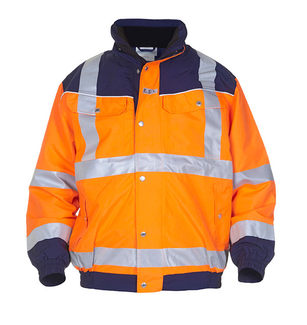 FURTH HIVIS SNS PILOT JACKET TWO TONE ORANGE/NAVY XXL