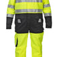 HOVE HIVIS TWO TONE COVERALL YELLOW/BLACK 42