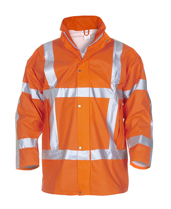 NEER MULTI HYDROSOFT FR AS HI VIS W/PROOF PARKA OR 3XL