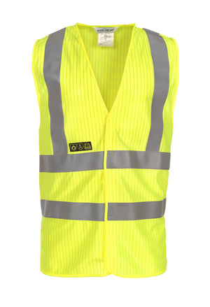 MABLY HI VIS FR AS WAISTCOAT SATURN YELLOW LGE/XL