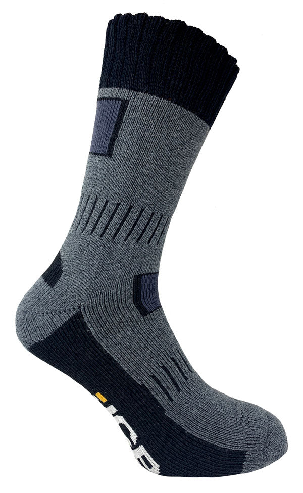 JCB RIGGER BOOT SOCKS GREY 9-12