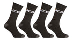 JCB WORKWEAR APPAREL SOCKS GREY H/T-BLACK 6-11