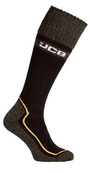 JCB PRO TECH WELLY SOCKS BLACK 9-12