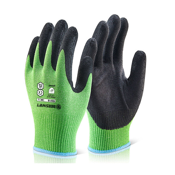 KUTSTOP MICRO FOAM NITRILE GREEN CUT C 11/XXL