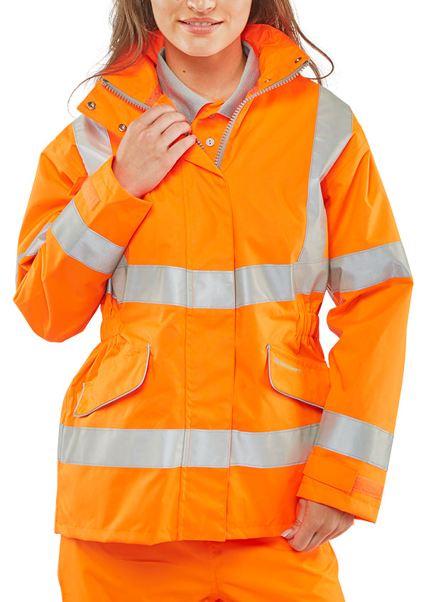 LADIES EXEC HI VIS JKT OR XXL SIZE 18