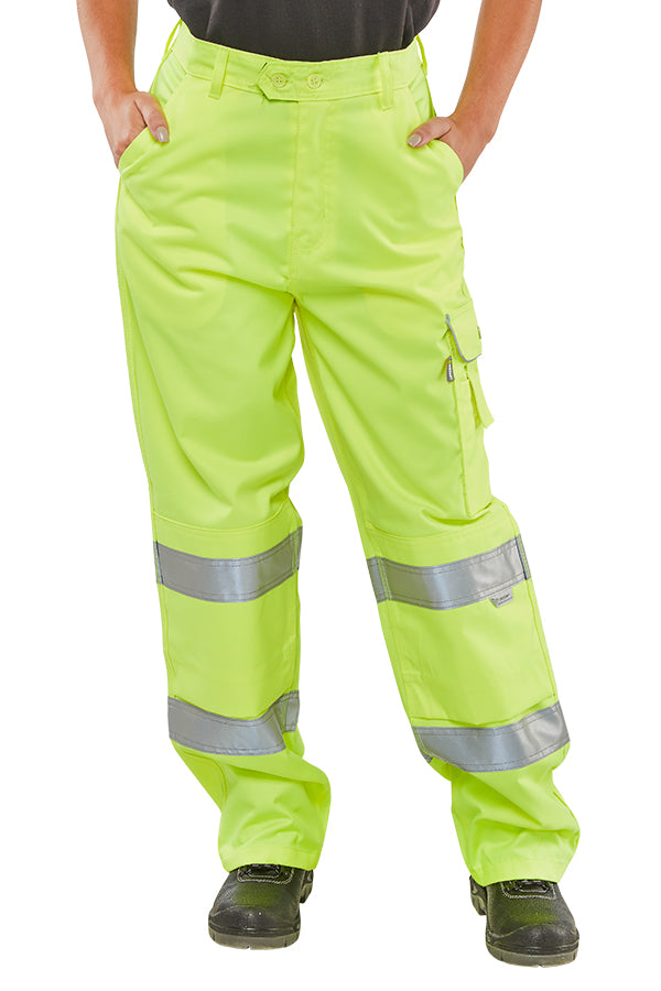 LADIES TROUSER EN ISO 20471 S/Y 34 SIZE 16
