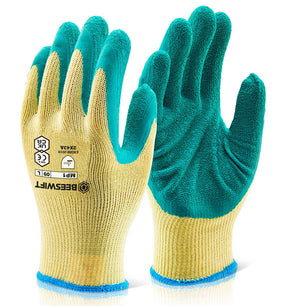 M/P GREEN LATEX P/C GLOVE XXL