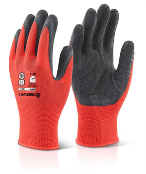 M/P BLACK LATEX POLY GLOVE XL