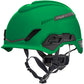 V-GARD H1 TRI-VENTED HELMET GREEN