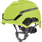 V-GARD H1 NON VENTED HELMET HI VIS LIME GREEN