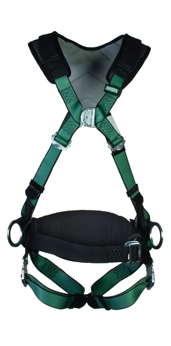V-FORM + BACK/CHEST/HIP D-RING BAYONET HARNESS W/ W BELT XS