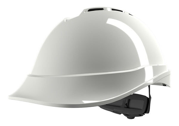 V-GARD 200 VENTED FAS-TRAC III SAFETY HELMET WHITE
