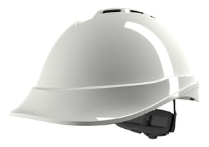 V-GARD 200 VENTED FAS-TRAC III SAFETY HELMET WHITE