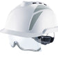 V-GARD 930 VENTED HELMET WHITE W/ INTEGRATED SPEC GRY STICKER