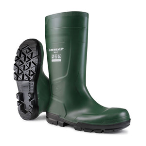 WORK-IT FULL SAFETY PVC WELLINGTON GREEN SZ 13 (48)