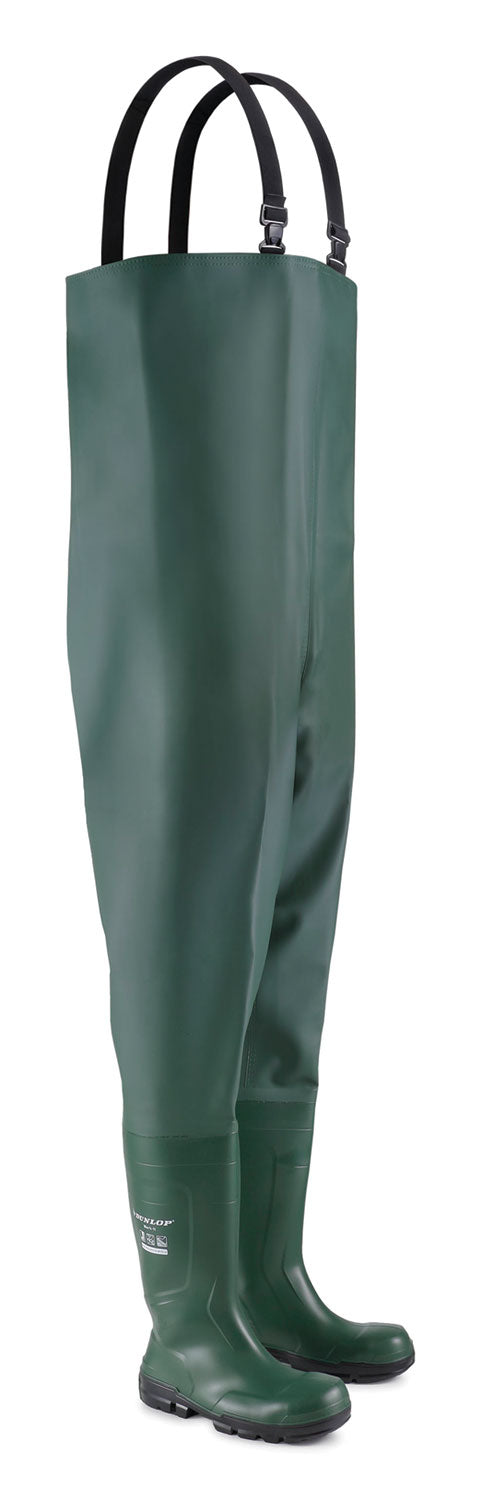 WORK-IT FULL SAFETY CHEST WADER GREEN SIZE 12 (47)