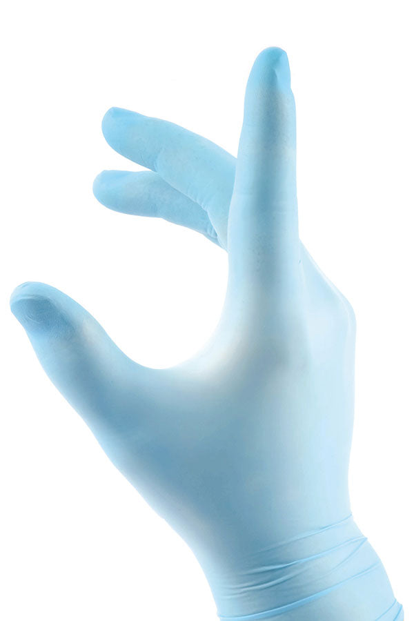 NITRILE DISP GLOVE PF BLUE L