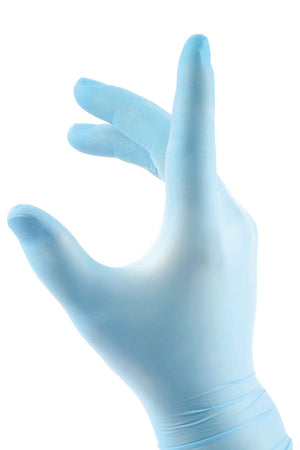 NITRILE DISP GLOVE PF BLUE L