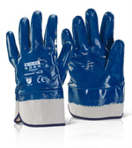 NITRILE S/CUFF F/C H/W BLUE 10