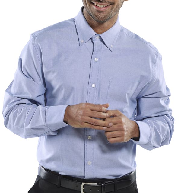 OXFORD SHIRT L/S BLUE 19