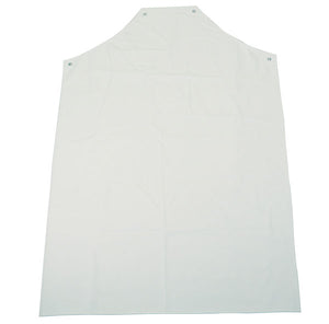 PVC APRON L-W WHT 48"X36"PK 10