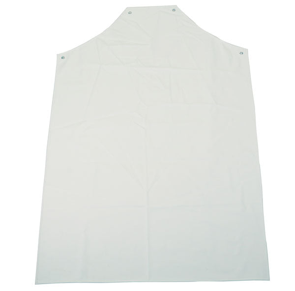 PVC APRON H-W WHT 48"X36"PK 10